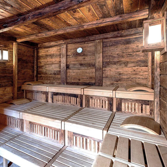 Sauna von innen