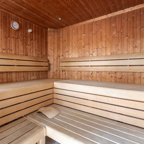 Sauna von innen