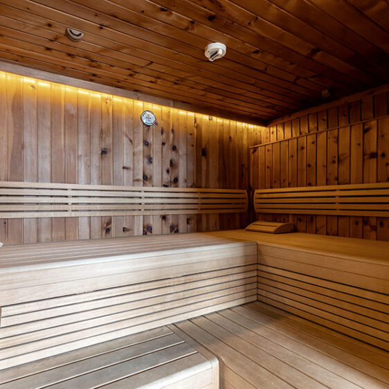Sauna von innen